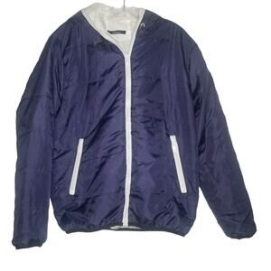 Lizai Hooded Full Zip Windbreaker Jacket, Size Kids XL